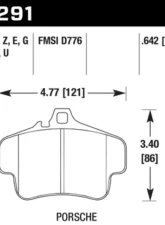Hawk Performance Blue 9012                                     - HB291E.642 - Image 2