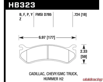 Hawk Performance LTS - HB323Y.724