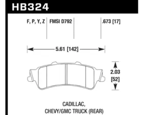 Hawk Performance LTS Rear