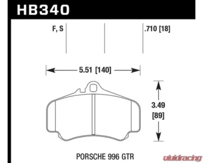 Hawk Performance HPS - HB340F.710