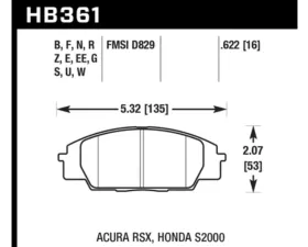 Hawk Performance DTC-70 Front