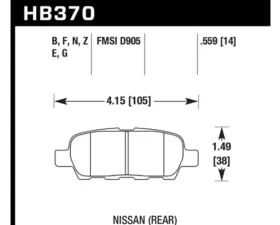 Hawk Performance DTC-60 Rear