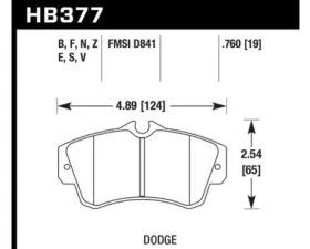 Hawk Performance DTC-50 Front