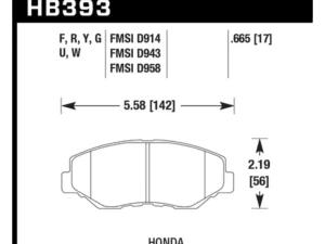 Hawk Performance DTC-60 Front - HB393G.665 - Image 5