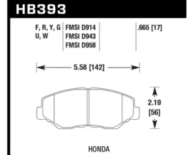 Hawk Performance DTC-70 Front