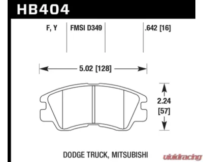 Hawk Performance HPS Front - HB404F.642