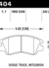 Hawk Performance HPS Front                                     - HB404F.642 - Image 2