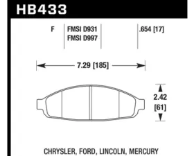 Hawk Performance DTC-60 Front
