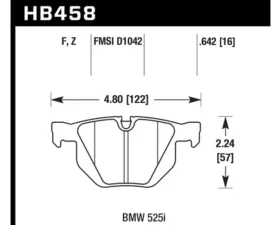Hawk Performance PC BMW Rear