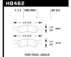 Hawk Performance LTS Front