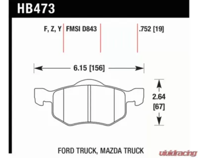Hawk Performance HPS Front - HB473F.752