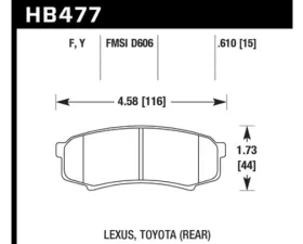 Hawk Performance LTS Rear
