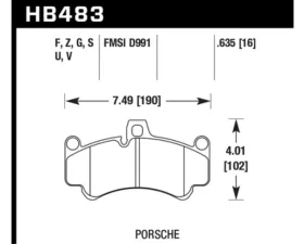 Hawk Performance DTC-80 Front
