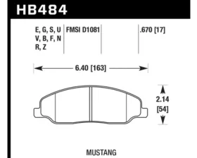 Hawk Performance DTC-70 Front