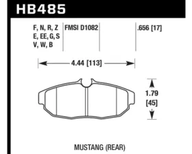 Hawk Performance HT-10 Rear