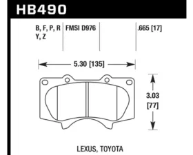 Hawk Performance LTS Front