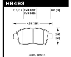 Hawk Performance Blue 9012 Front