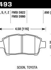 Hawk Performance HPS Front                                     - HB493F.650 - Image 2