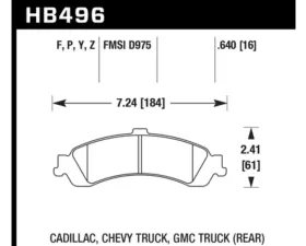 Hawk Performance HPS Chevrolet Rear