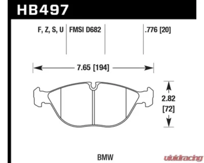 Hawk Performance PC Front - HB497Z.776