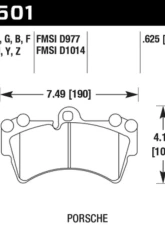 Hawk Performance LTS Front                                     - HB501Y.625 - Image 2