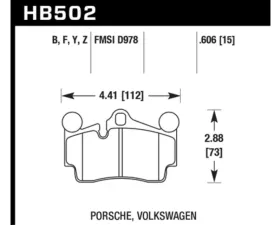 Hawk Performance LTS Rear