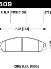 Hawk Performance HPS Front                                     - HB509F.678 - Image 2