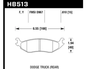 Hawk Performance LTS Rear