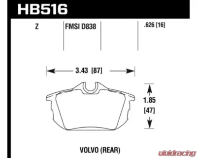 Hawk Performance PC - HB516Z.626