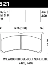 Hawk Performance HPS                                     - HB521F.650 - Image 2