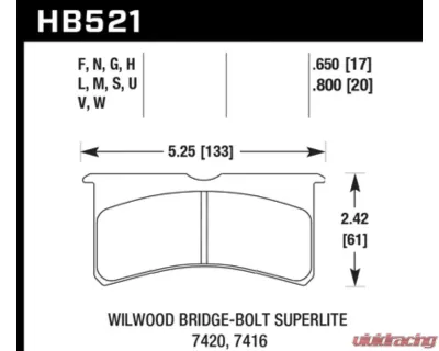 Hawk Performance DTC-70 - HB521U.650