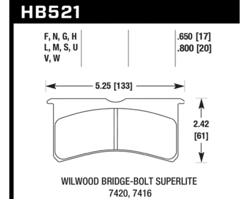 Hawk Performance DTC-30 - HB521W.650