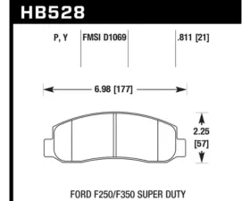 Hawk Performance LTS Ford Front