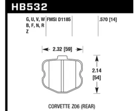 Hawk Performance PC Chevrolet Rear