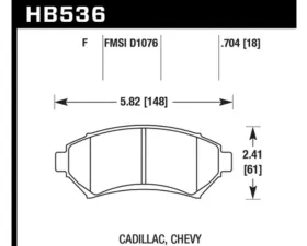 Hawk Performance HPS Chevrolet Front 2005