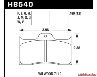 Hawk Performance HPS 5.0 - HB540B.490