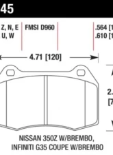 Hawk Performance HPS 5.0 Front                                     - HB545B.564 - Image 2