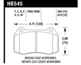Hawk Performance HP Plus Front
