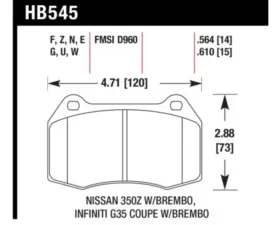 Hawk Performance DTC-70 Front