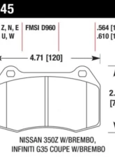 Hawk Performance DTC-70 Front                                     - HB545U.564 - Image 2
