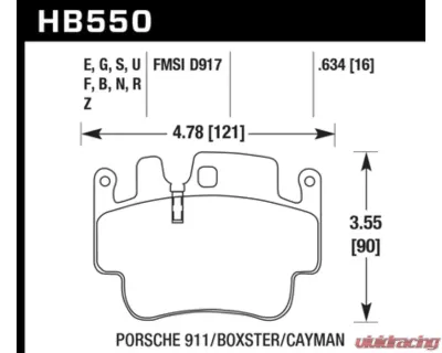 Hawk Performance HPS 5.0 - HB550B.634