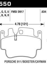 Hawk Performance HPS                                     - HB550F.634 - Image 2