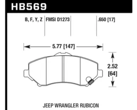 Hawk Performance LTS Front