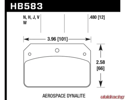 Hawk Performance DR-97 - HB583J.480