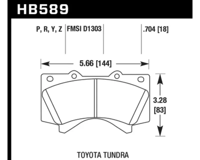 Hawk Performance PC Front - HB589Z.704