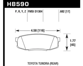 Hawk Performance LTS Rear