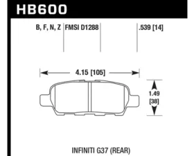 Hawk Performance PC Rear