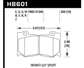 Hawk Performance DTC-70 Front