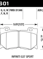 Hawk Performance DTC-70 Front                                     - HB601U.626 - Image 2
