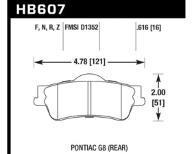 Hawk Performance PC Rear
